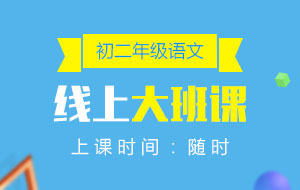 初二年級(jí)語(yǔ)文線上10人大班課